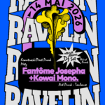 Affiche du concert de Fantome Josepha + Kowai Mono le 14/05/2026 au Ravelin, organisé par Mandale, Affiche par Guillaume Berneau