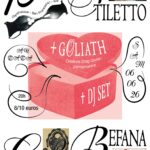 Affiche du concert de PINK STILETTO + GLORIA BEFANA + DJ Set & performance de GOLIATH du 06 juin 2026 au Dada, organisé par Mandale